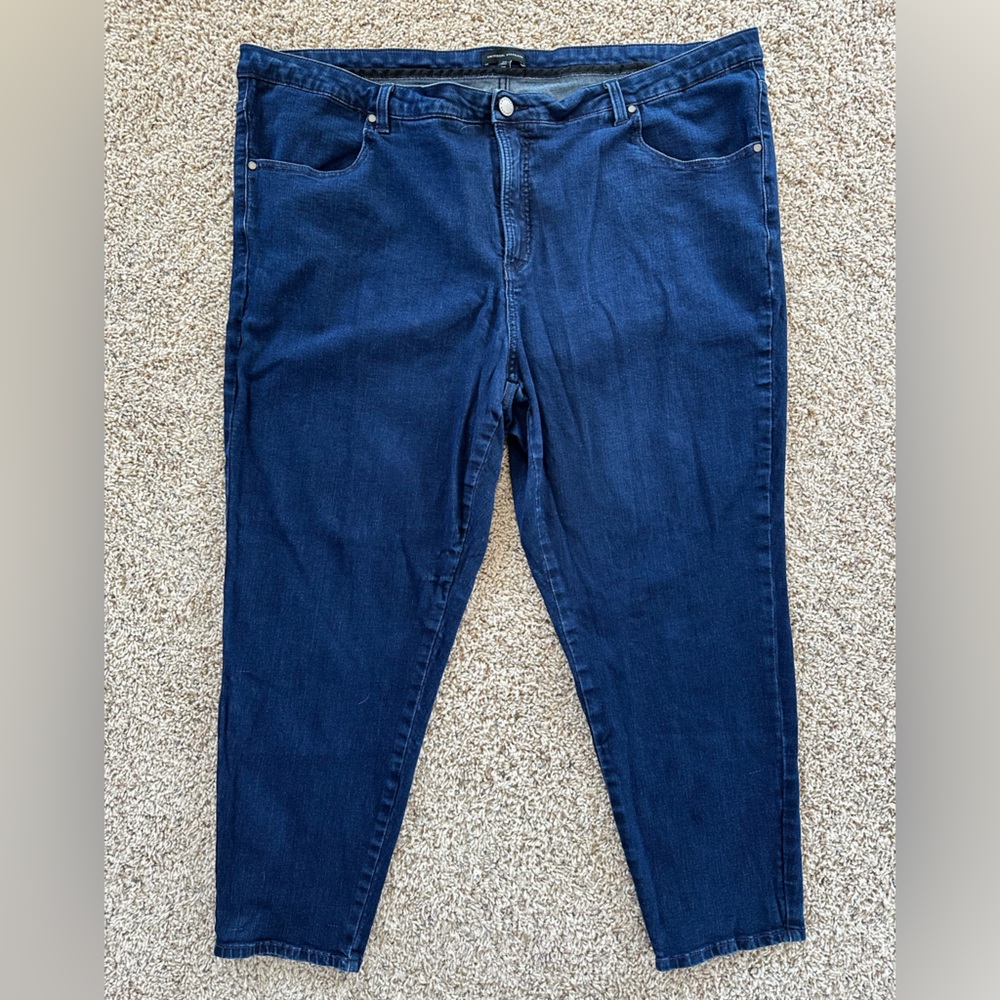 Universal Standard Seine Mid Rise Skinny Jeans 27 Inch, size 22
